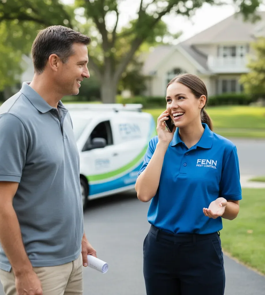 Fenn Pest Control customer support in Shortsville